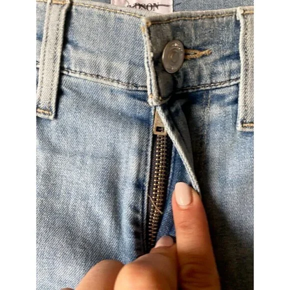 Hudson BNWOT blue Ethan biker skinny jeans moto sz 30